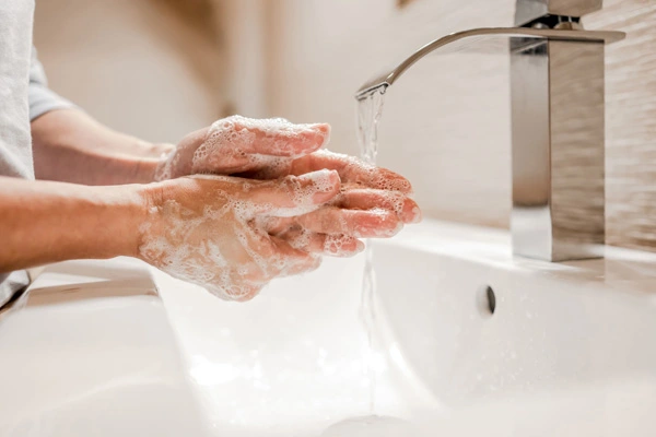 Podrażnione i zaczerwienione ręce